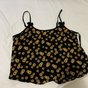 E&M Floral Camisole - Yellow Flowers
